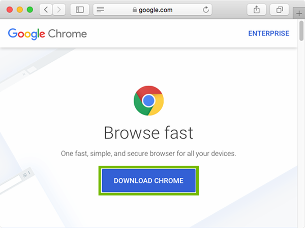 google chrome wont download on mac